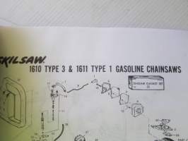 Skil Service Manual 1985 - Skil-laitteiden ja työkoneiden huolto- ja varaosakirja 1985, sisältää kuvaston, sähkökaavioita, teknisiä arvoja yms. -katso