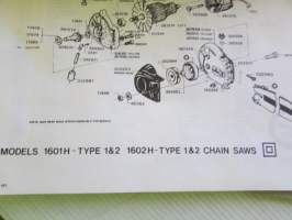 Skil Service Manual 1985 - Skil-laitteiden ja työkoneiden huolto- ja varaosakirja 1985, sisältää kuvaston, sähkökaavioita, teknisiä arvoja yms. -katso
