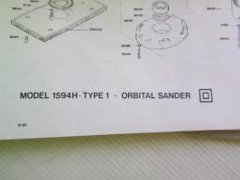 Skil Service Manual 1985 - Skil-laitteiden ja työkoneiden huolto- ja varaosakirja 1985, sisältää kuvaston, sähkökaavioita, teknisiä arvoja yms. -katso