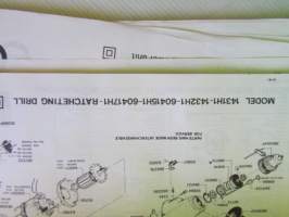 Skil Service Manual 1985 - Skil-laitteiden ja työkoneiden huolto- ja varaosakirja 1985, sisältää kuvaston, sähkökaavioita, teknisiä arvoja yms. -katso