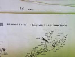 Skil Service Manual 1985 - Skil-laitteiden ja työkoneiden huolto- ja varaosakirja 1985, sisältää kuvaston, sähkökaavioita, teknisiä arvoja yms. -katso