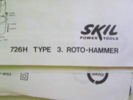 Skil Service Manual 1985 - Skil-laitteiden ja työkoneiden huolto- ja varaosakirja 1985, sisältää kuvaston, sähkökaavioita, teknisiä arvoja yms. -katso
