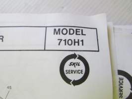 Skil Service Manual 1985 - Skil-laitteiden ja työkoneiden huolto- ja varaosakirja 1985, sisältää kuvaston, sähkökaavioita, teknisiä arvoja yms. -katso
