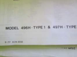 Skil Service Manual 1985 - Skil-laitteiden ja työkoneiden huolto- ja varaosakirja 1985, sisältää kuvaston, sähkökaavioita, teknisiä arvoja yms. -katso