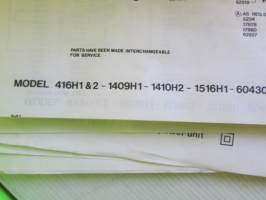 Skil Service Manual 1985 - Skil-laitteiden ja työkoneiden huolto- ja varaosakirja 1985, sisältää kuvaston, sähkökaavioita, teknisiä arvoja yms. -katso