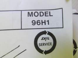 Skil Service Manual 1985 - Skil-laitteiden ja työkoneiden huolto- ja varaosakirja 1985, sisältää kuvaston, sähkökaavioita, teknisiä arvoja yms. -katso