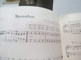 Muistathan - Finnish entry to the european Song Contest 1972, Suomen Eruroviisukarsinnan voittaja 1972 / Yhteinen tie -nuotit / notes