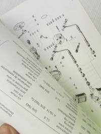 Webasto Wasser-Heizgerät DBW 2020 Ersatzteilliste -varaosaluettelo