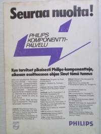 Philips puolijohteiden vertailutaulukko 1975