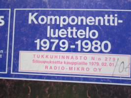 Philips Komponenttiluettelo 1979-1980