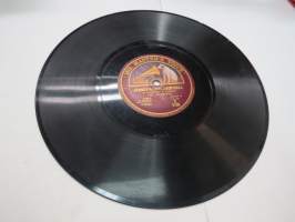His Master´s Voice X 3136 Raf. Ramstedt - Jannes Handklavertrall - Rönnbergska dansen -savikiekkoäänilevy - 78 rpm record