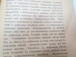 Kotimainen työ kansalaisten kannatettava! (&quot;Annetaan palkinnoksi ahkeralle oppilaalle, joka levittäköön tietoa kirjasen sisällöstä&quot; -leima