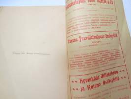 Kotimainen työ kansalaisten kannatettava! (&quot;Annetaan palkinnoksi ahkeralle oppilaalle, joka levittäköön tietoa kirjasen sisällöstä&quot; -leima