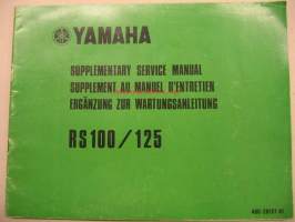 Yamaha RS100 / 125 supplementary service manual