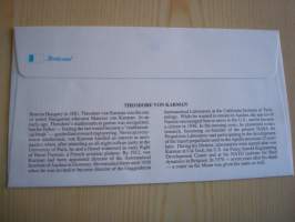 Theodore von Karman, &quot;avaruusajan arkkitehti&quot;, 1992, USA, ensipäiväkuori, FDC, hieno, kuudella postimerkillä. Katso myös muut kohteeni, mm. noin 1 200 erilaista