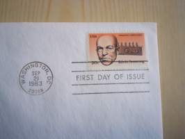 Inventors: Edvin H. Armstrong, 1983, USA, ensipäiväkuori, FDC, harvinaisempi. Katso myös muut kohteeni, mm. noin 1 200 erilaista amerikkalaista ensipäiväkuorta