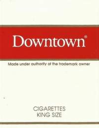 Downtown    -  käyttämätön koottava tupakka-aski toimitus kirjeenä