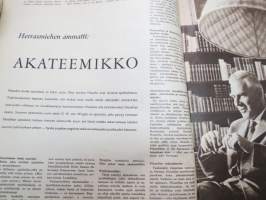 Suomen Kuvalehti 1961 nr 38, 23 syyskuu, Akateemikko  G H von Wright, Pauli Nevala, ajankuvaa ja mainoksia syyskuu 1961