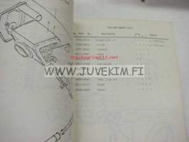 Suzuki TS125 (K/L/M/A) (E2, E4, E17, E18, E21, E24, E31) parts catalogue -varaosaluettelo englanniksi