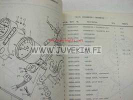 Suzuki GS400B parts catalogue -varaosaluettelo englanniksi