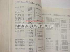 Suzuki GS400B parts catalogue -varaosaluettelo englanniksi
