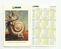 Lompakkoalmanakka  Saxka 2003 -   kalenteri