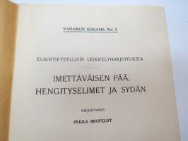 Eläintieteellisiä leikkelyharjoituksia. Imettäväisen pää, hengityselimet ja sydän - Vanamon kirjasia nr 7 -mammal anatomy