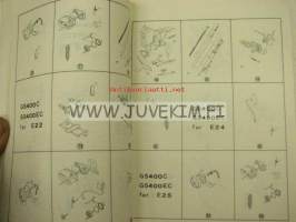Suzuki GS400C / GS400EC parts catalogue -varaosaluettelo englanniksi