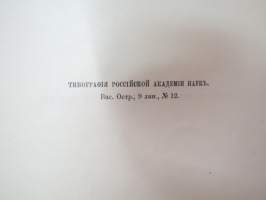 Collembola - Bearbeitet von W. Linnaniemi - Sapiskii Rossiskoi Akademii Nauk - Mémoires de l´academie des sciences de Russie VIII Serie. Classe