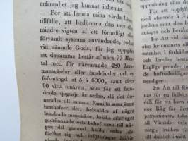 Om Hemmans eller Lägenheters Besutenhet och Beskattning -Ruhtinatar Natalia Galitzinin &quot;fattade beslut, att låta storskifta och på grunder skattlägga