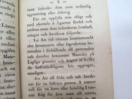 Om Hemmans eller Lägenheters Besutenhet och Beskattning -Ruhtinatar Natalia Galitzinin &quot;fattade beslut, att låta storskifta och på grunder skattlägga