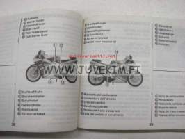Suzuki RGW250 owner´s manual -käyttöohjekirja englanniksi
