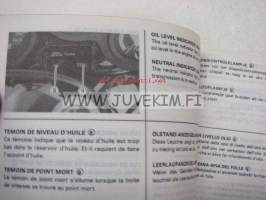 Suzuki RGW250 owner´s manual -käyttöohjekirja englanniksi