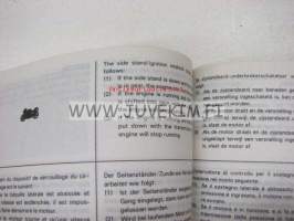 Suzuki RGW250 owner´s manual -käyttöohjekirja englanniksi