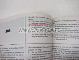 Suzuki RGW250 owner´s manual -käyttöohjekirja englanniksi