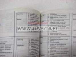 Suzuki RGW250 owner´s manual -käyttöohjekirja englanniksi