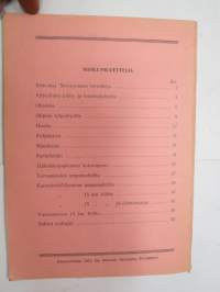 Puolustusvoimain talvikisat Hämeenlinna 14-17.3.1953 -hiiihtokisat käsiohjelma -skiing competition program