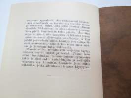 Kehyssahanteristä, eripainos Suomen Puu nr 13-14, 1936