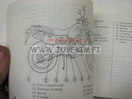 Honda MBX125R owner´s manual -käyttöohjekirja englanniksi