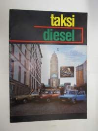 Audi / Volkswagen Taksi-Diesel -myyntiesite / brochure, suunnattu erityisesti taksiyrittäjille