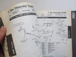Chassis Parts Vol. II - Application Listing For 1980-1990 -Catalog No. X4000-2 1990 -varaosaluettelo