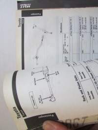 Chassis Parts Vol. II - Application Listing For 1980-1990 -Catalog No. X4000-2 1990 -varaosaluettelo