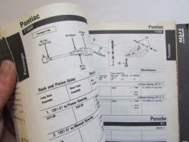 Chassis Parts Vol. II - Application Listing For 1980-1990 -Catalog No. X4000-2 1990 -varaosaluettelo