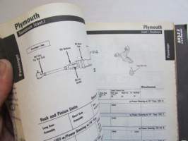 Chassis Parts Vol. II - Application Listing For 1980-1990 -Catalog No. X4000-2 1990 -varaosaluettelo