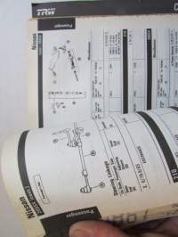 Chassis Parts Vol. II - Application Listing For 1980-1990 -Catalog No. X4000-2 1990 -varaosaluettelo