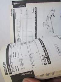Chassis Parts Vol. II - Application Listing For 1980-1990 -Catalog No. X4000-2 1990 -varaosaluettelo