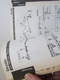 Chassis Parts Vol. II - Application Listing For 1980-1990 -Catalog No. X4000-2 1990 -varaosaluettelo