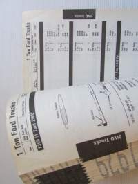 Chassis Parts Vol. II - Application Listing For 1979 &amp; Prior -Catalog No. X4000-1 1990 -varaosaluettelo