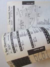 Chassis Parts Vol. II - Application Listing For 1979 &amp; Prior -Catalog No. X4000-1 1990 -varaosaluettelo