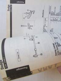 Chassis Parts Vol. II - Application Listing For 1979 &amp; Prior -Catalog No. X4000-1 1990 -varaosaluettelo